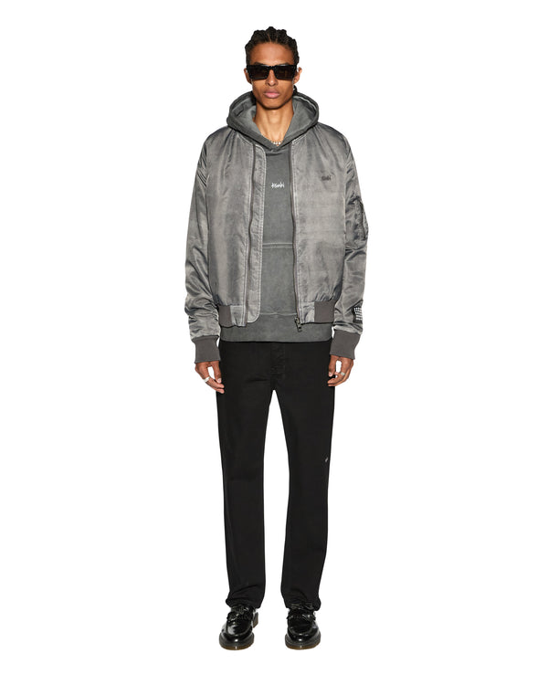 Ksubi Royalty Bomber Overdye Coal CHARCOAL