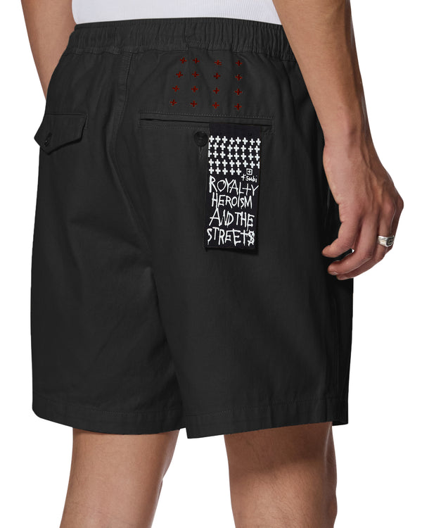 Ksubi Rugger Short Black Black