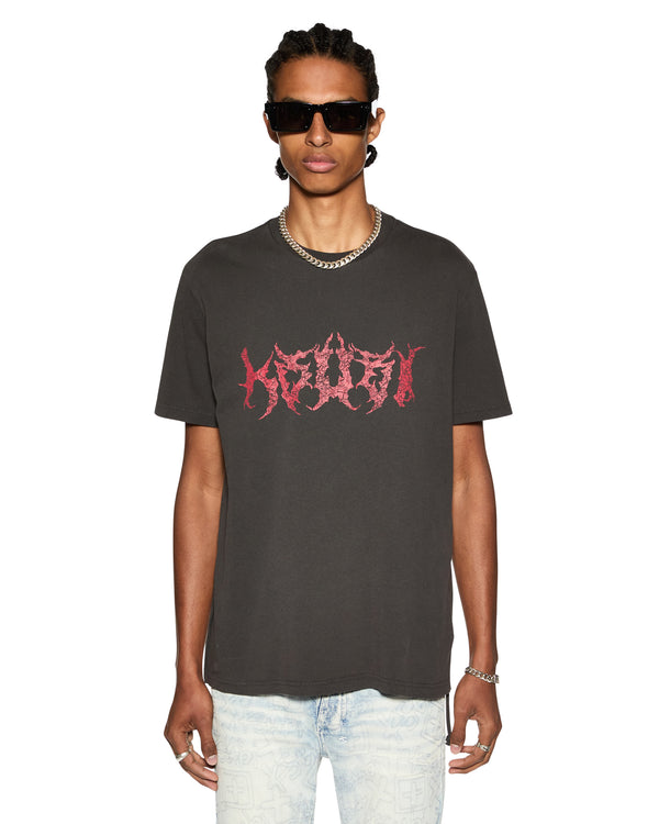 Ksubi Sabbath Kash Ss Tee Faded Black BLACK