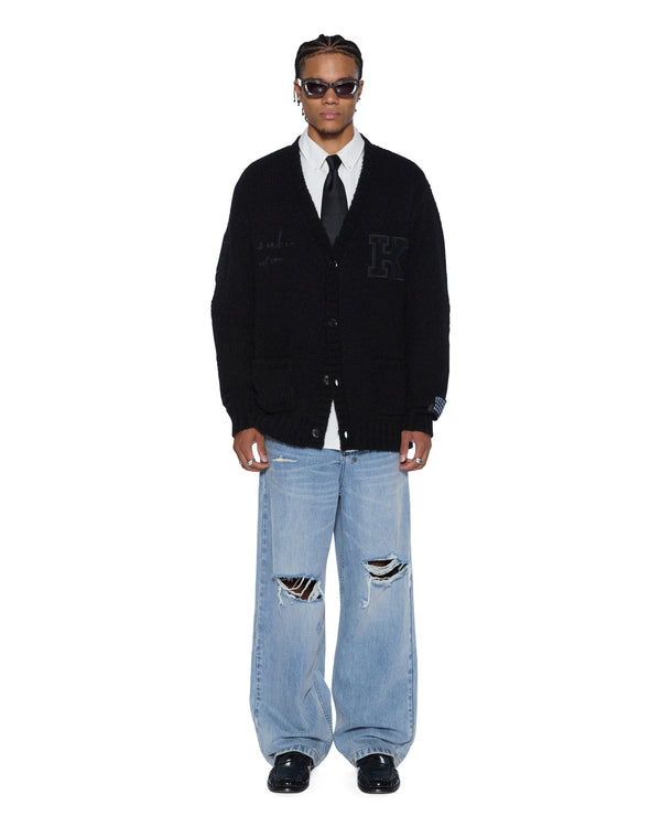 Ksubi Salud Cardigan Jet Black BLACK