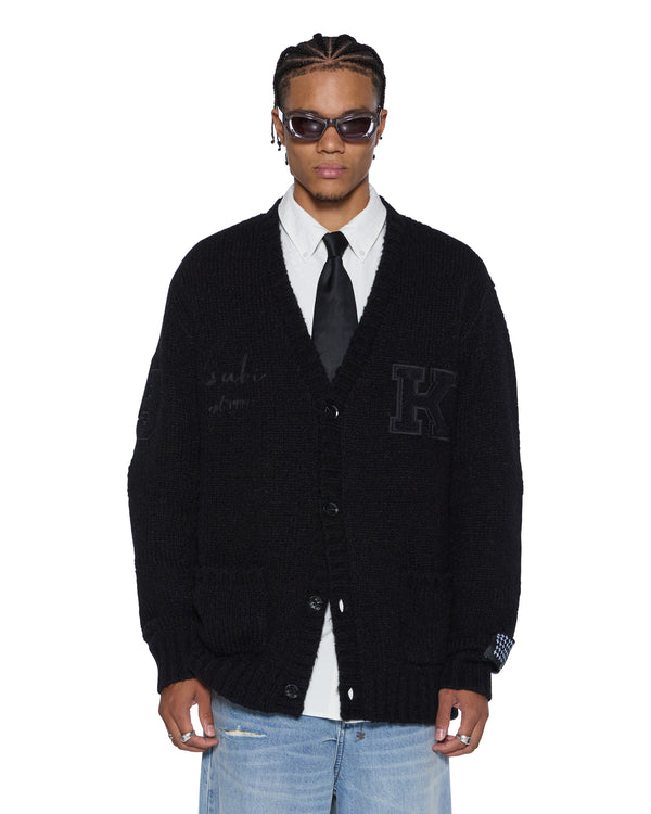 ksubi salud cardigan jet black BLACK