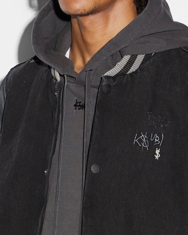 Ksubi Skribed King Jacket Black BLACK