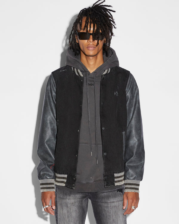 ksubi skribed king jacket black BLACK