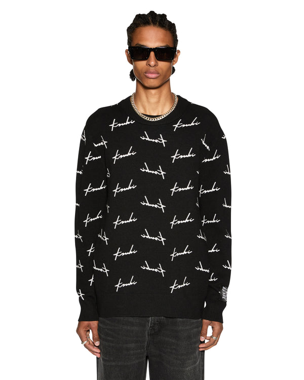 ksubi skript knit crew black BLACK