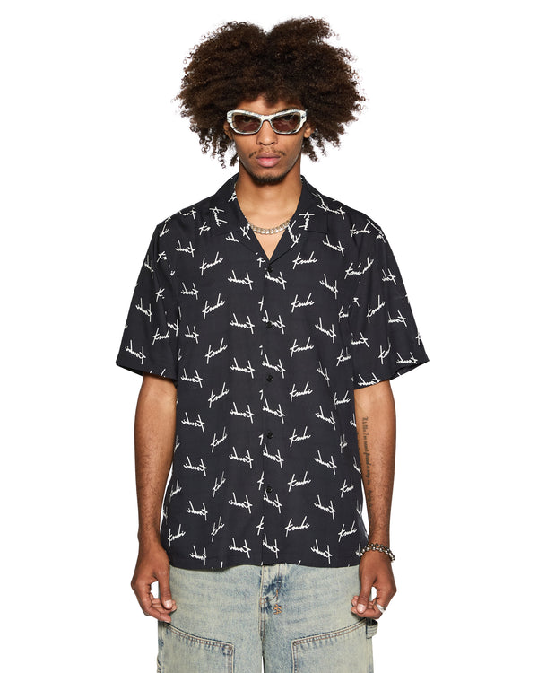ksubi skript resort ss shirt black BLACK