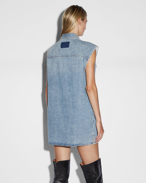 Ksubi Sleeveless Dress Overkast DENIM