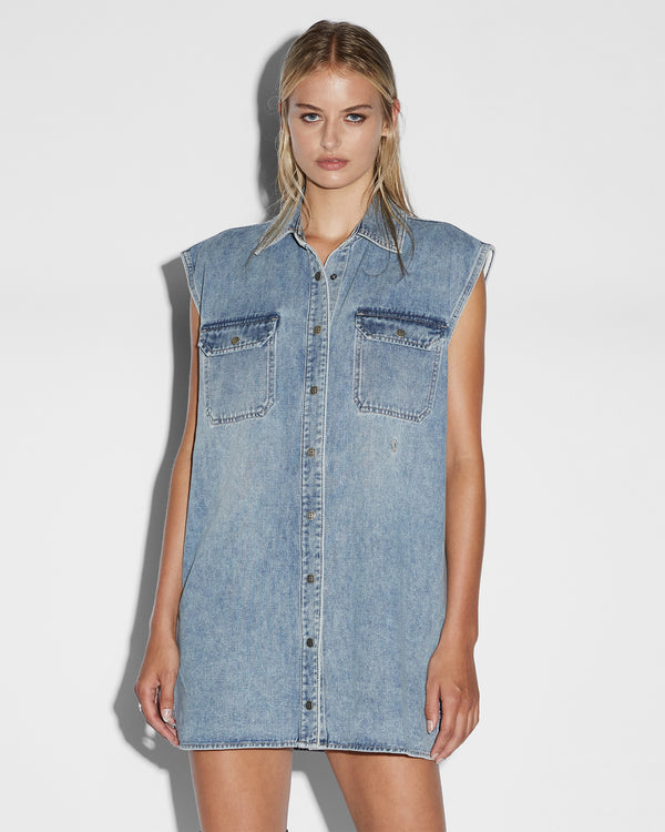ksubi sleeveless dress overkast DENIM