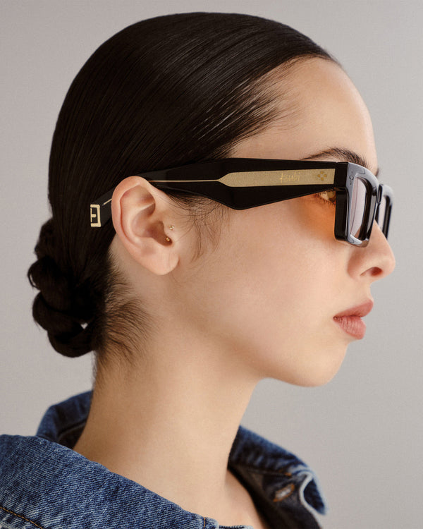 Ksubi Smiths Sunglasses Black Gold