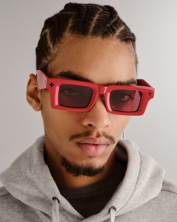 Ksubi Smiths Sunglasses Red Black