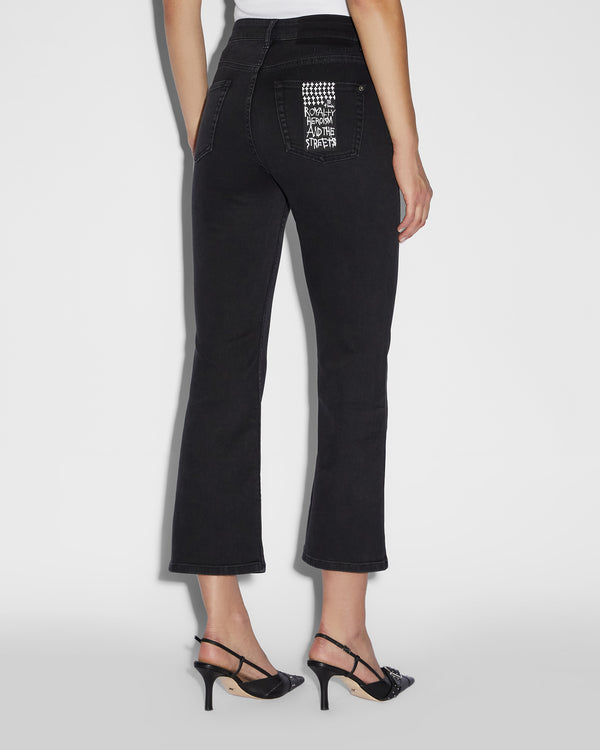 Ksubi Soho Crop Stealth BLACK