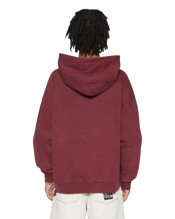 Ksubi Sott Ekcess Hoodie Ox Burgundy