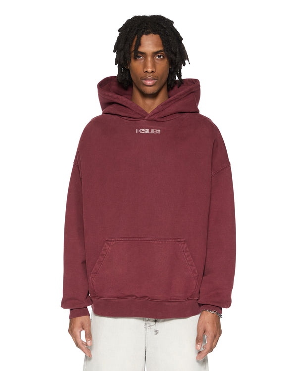 Ksubi Sott Ekcess Hoodie Ox Burgundy