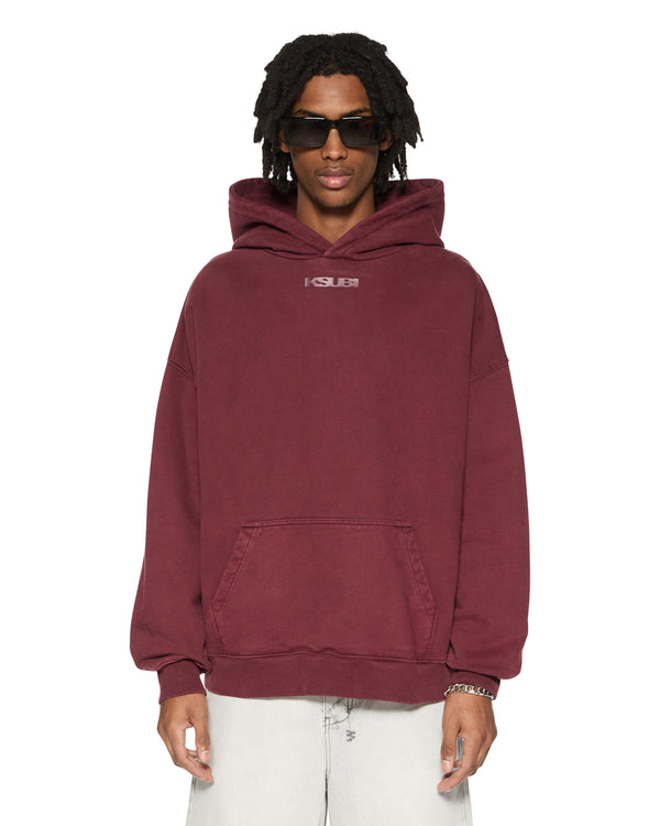 ksubi sott ekcess hoodie ox Burgundy