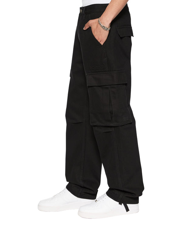 Ksubi Sott Fugitive Cargo Pant Jet Black Black