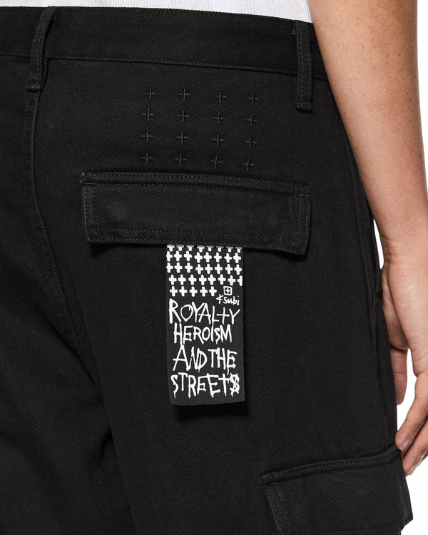 Ksubi Sott Fugitive Cargo Pant Jet Black Black