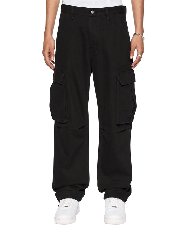 ksubi sott fugitive cargo pant jet black Black