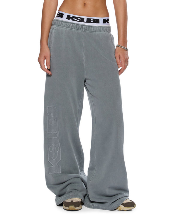 ksubi sott origin trak pant nightowl grey GREY