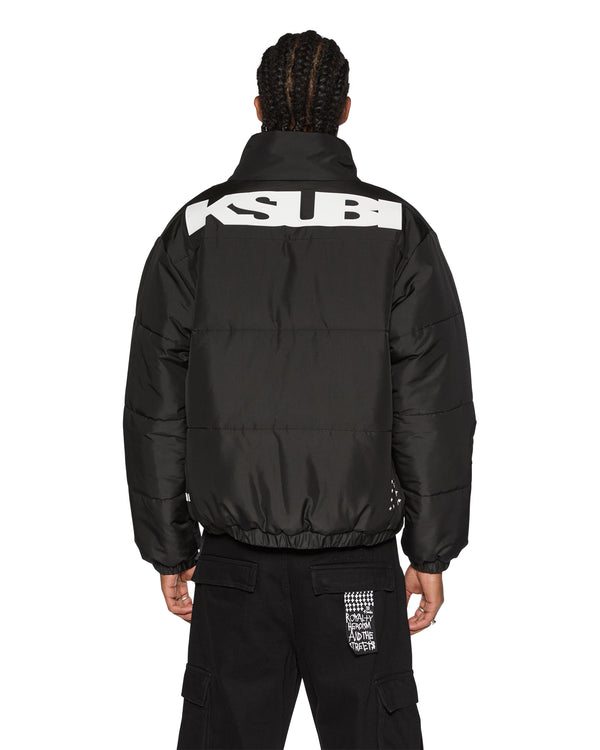 Ksubi Sott Puffer Jacket Black Black