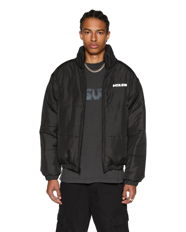 Ksubi Sott Puffer Jacket Black Black