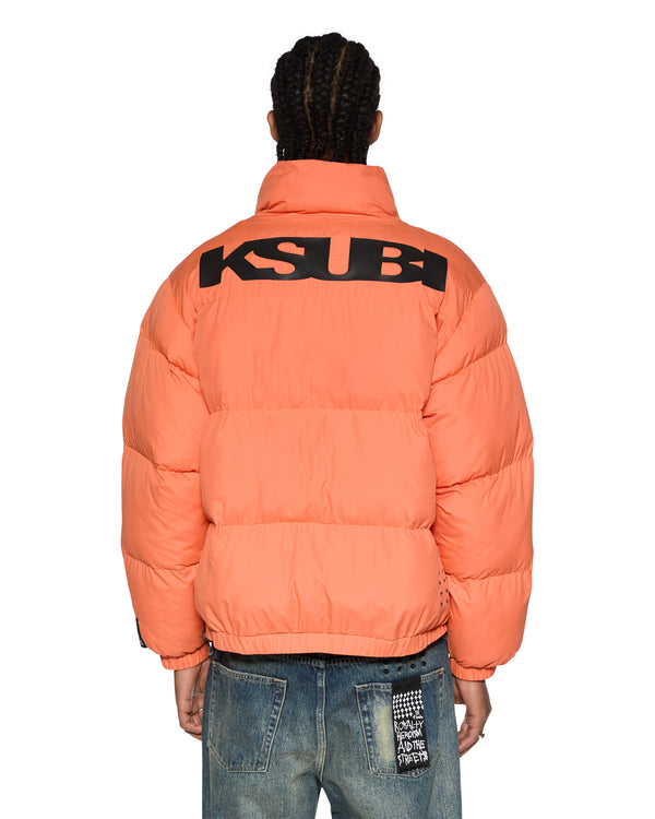 Ksubi Sott Puffer Jacket Rust Rust