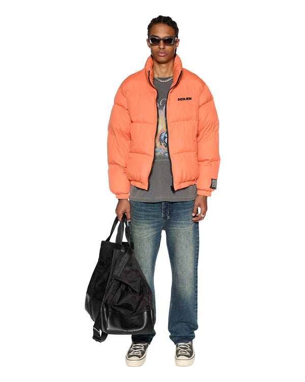 Ksubi Sott Puffer Jacket Rust Rust