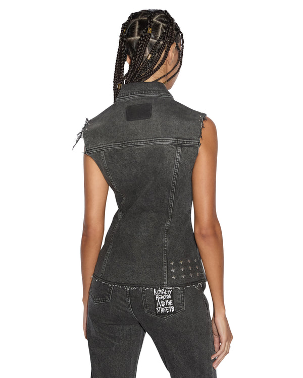 Ksubi Spark Vest Lovestruck BLACK