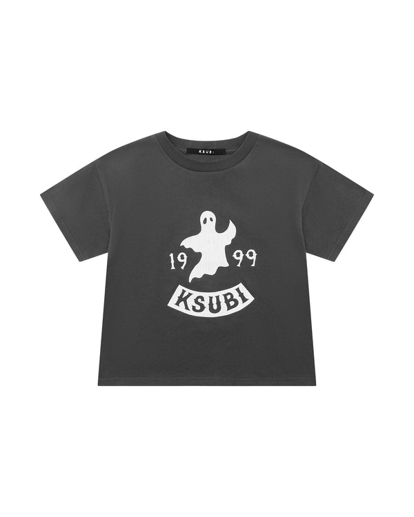 ksubi spooky lil biggie ss tee faded black Black