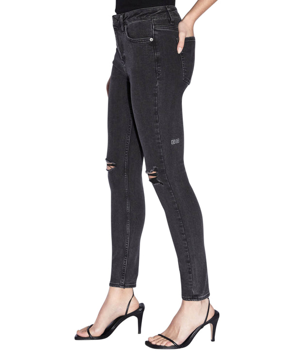 Ksubi Spray On Hell Cat Ripped BLACK