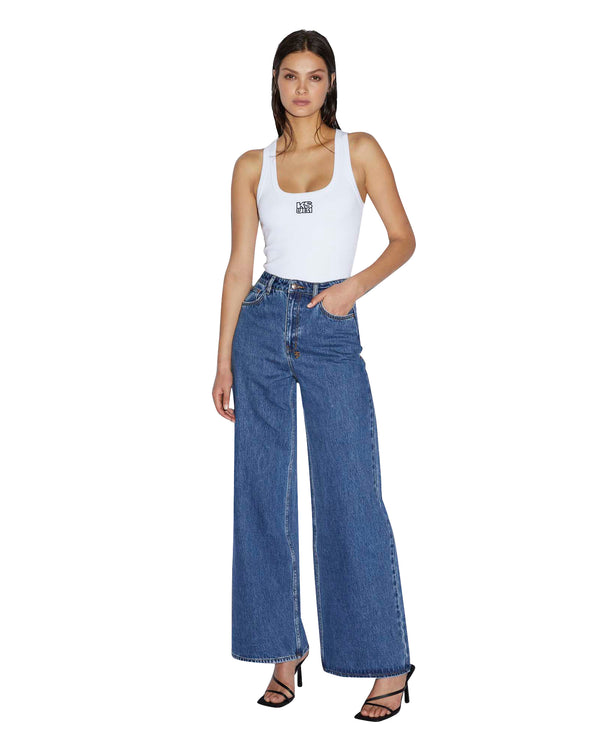 Ksubi Stacked Origin Tank White White