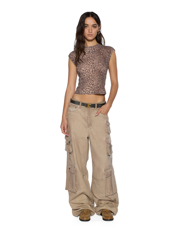 Ksubi Staple Ss Tee Leopard MULTI COLOUR