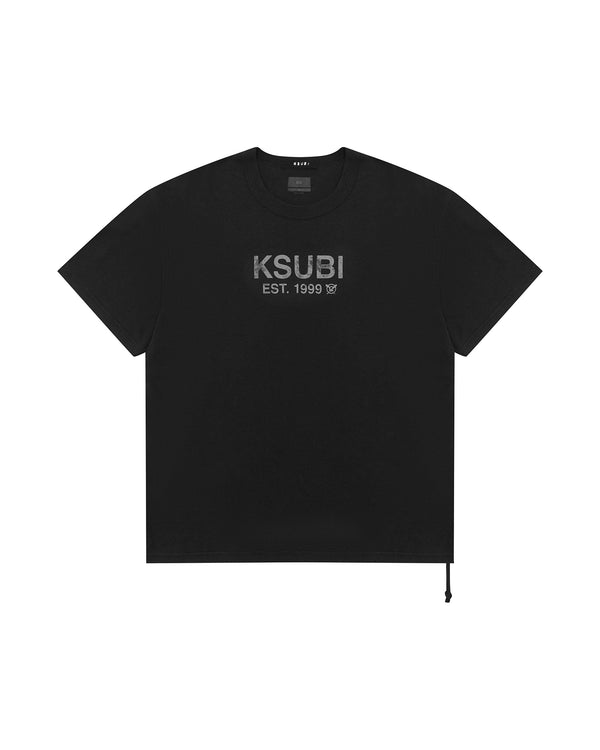 Ksubi State Slub Sid Ss Tee Black Black