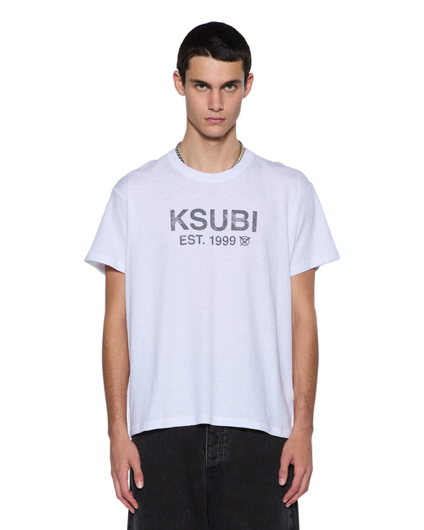 ksubi state slub sid ss tee white White