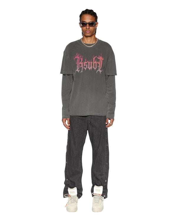 Ksubi Striker Snap Off Pant Tarr Black