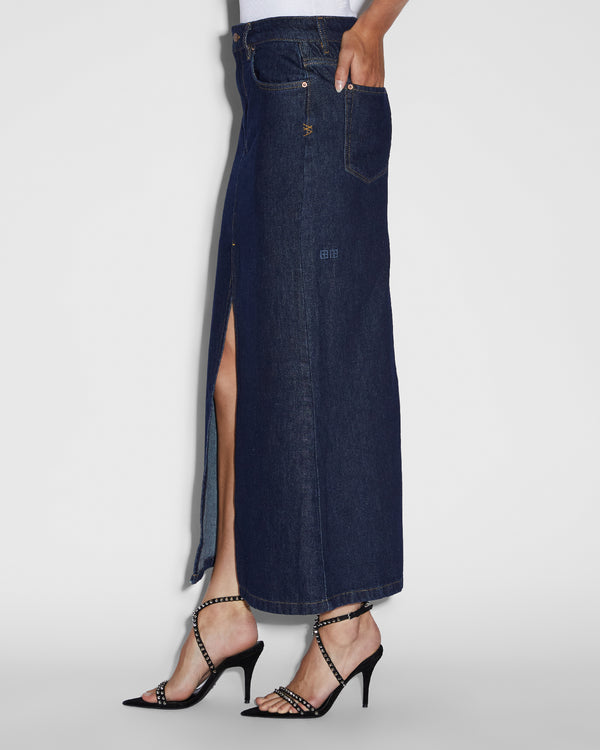 Ksubi Swerve Skirt Legacy DENIM