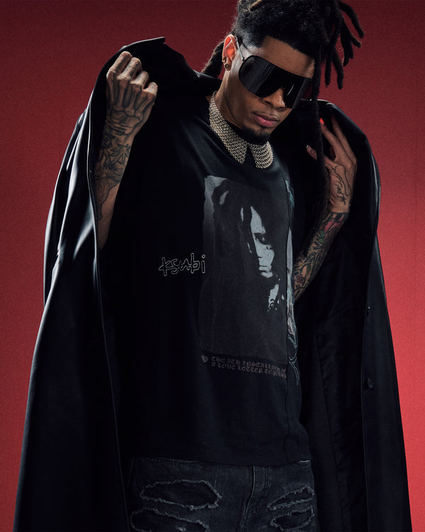 Ksubi Trippie Redd Biggie Ss Tee Blackout Black