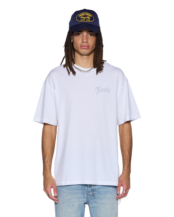 Ksubi Truckstop Eckess Ss Tee Slub White WHITE