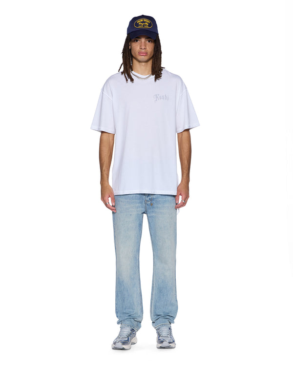 Ksubi Truckstop Eckess Ss Tee Slub White WHITE