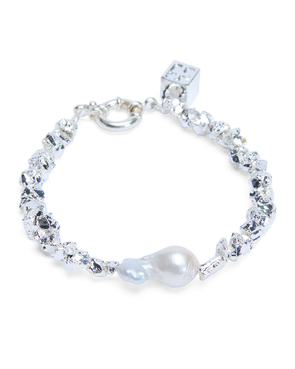 ksubi uncut silver bracelet