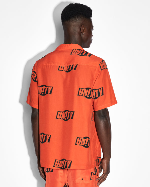 Ksubi Unity Sign Resort Ss Shirt Orange ORANGE