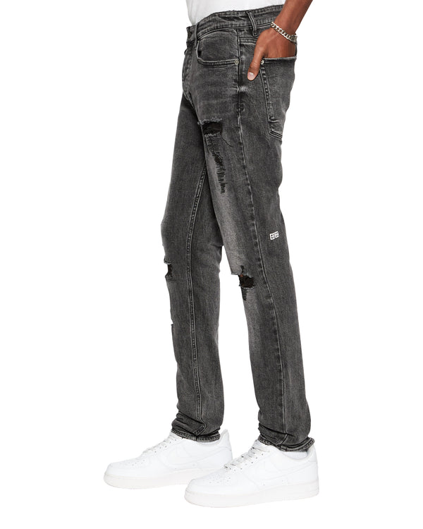 Ksubi Van Winkle Angst Trashed BLACK