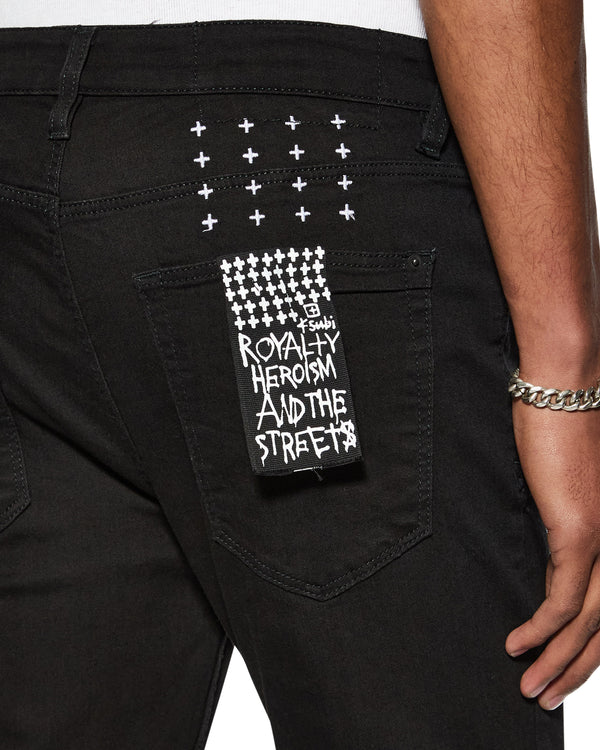 ksubi Van Winkle Black Rebel BLACK
