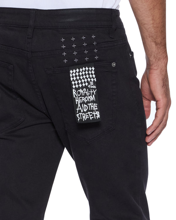 Ksubi Van Winkle Jasper Black Arch BLACK