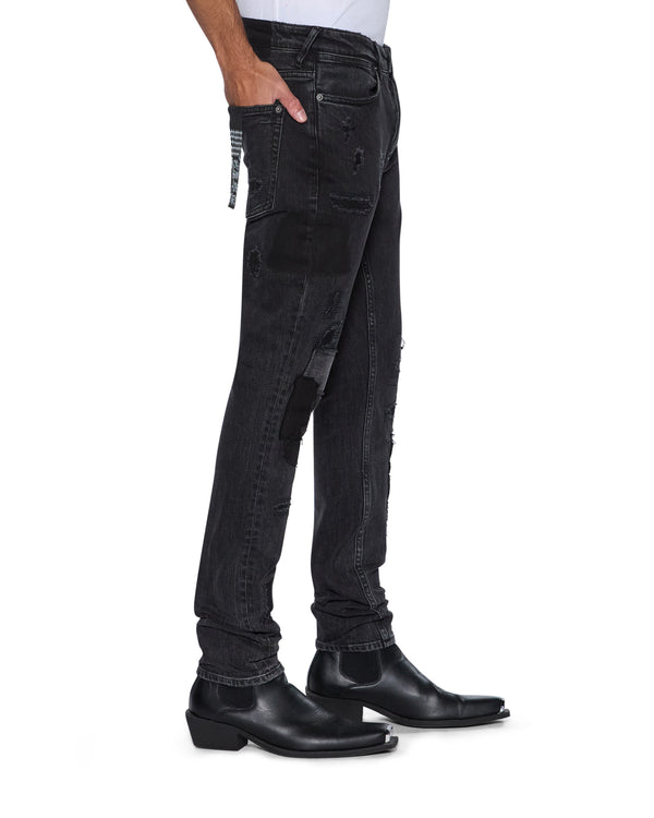 Ksubi Van Winkle Led Black Rockstar Repair BLACK