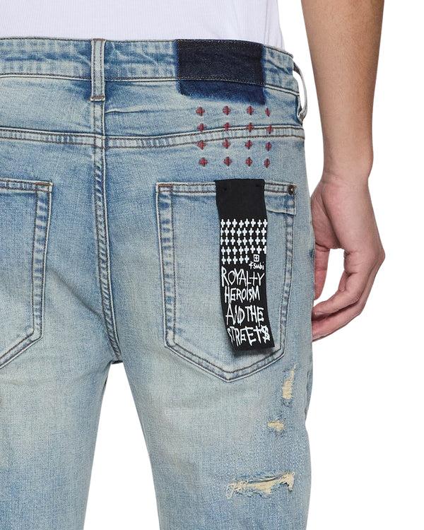 Ksubi Van Winkle Scatter Blue DENIM