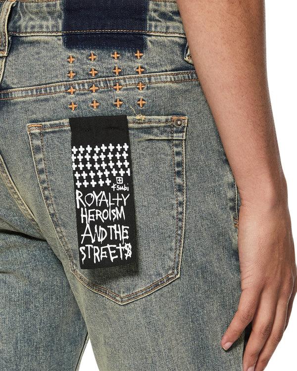 Ksubi Van Winkle Stage Dive Trashed Denim