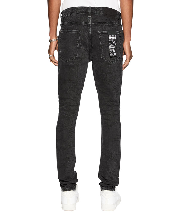 Ksubi Van Winkle Stencil Black BLACK
