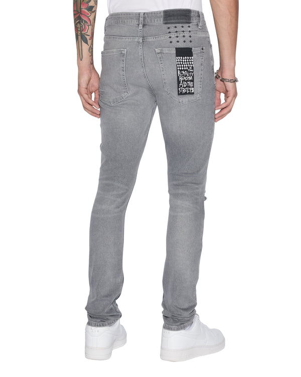 Ksubi Van Winkle Thrifted GREY