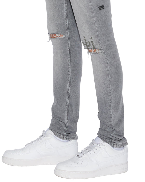 Ksubi Van Winkle Thrifted GREY