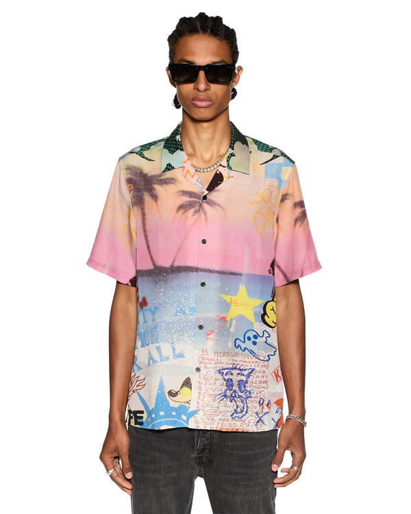 Ksubi Vandals Resort Ss Shirt Multi MULTI COLOUR