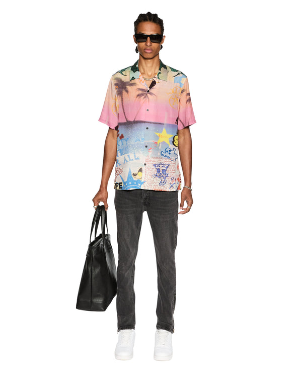 ksubi vandals resort ss shirt multi MULTI COLOUR